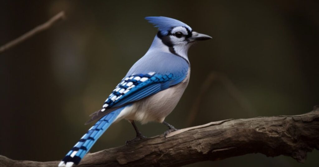 A blue jay bird 