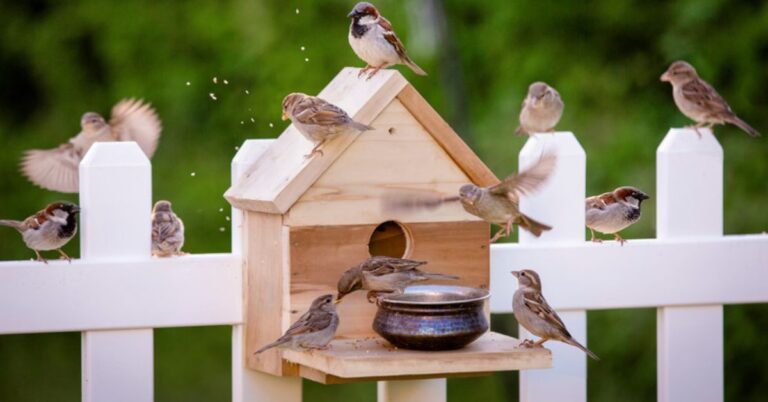 Balcony Bird Feeding